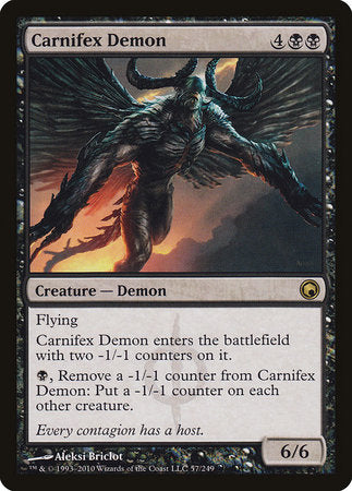 Carnifex Demon [Scars of Mirrodin] | Tacoma Games