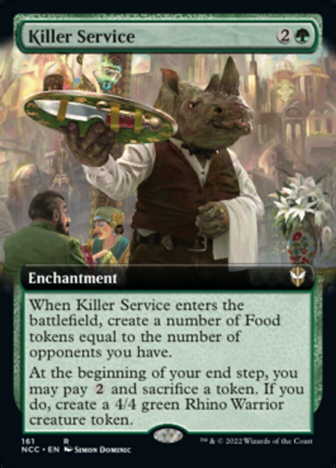 Killer Service (Extended Art) [Streets of New Capenna Commander] | Tacoma Games