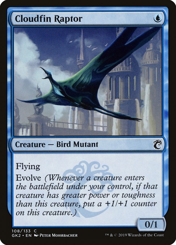 Cloudfin Raptor [Ravnica Allegiance Guild Kit] | Tacoma Games