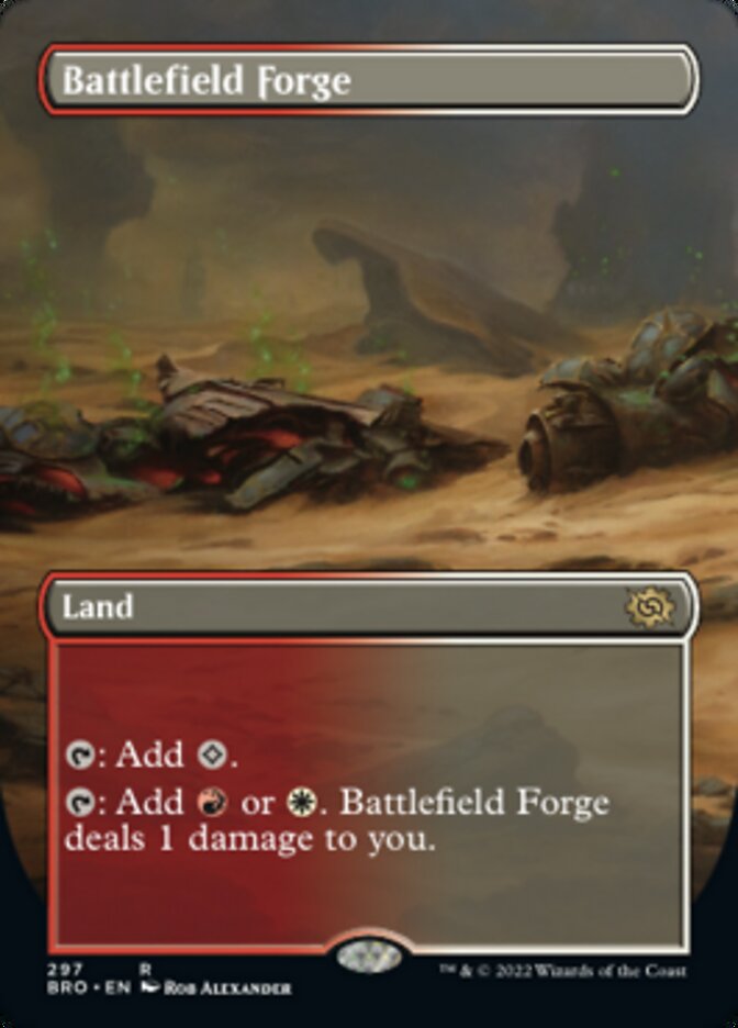 Battlefield Forge (Borderless Alternate Art) [The Brothers' War] | Tacoma Games