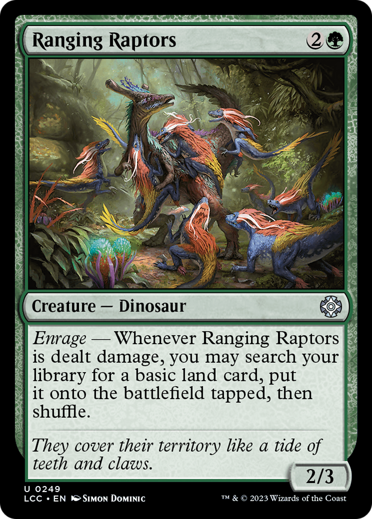 Ranging Raptors [The Lost Caverns of Ixalan Commander] | Tacoma Games