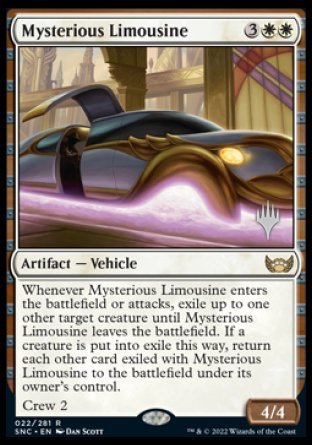 Mysterious Limousine (Promo Pack) [Streets of New Capenna Promos] | Tacoma Games