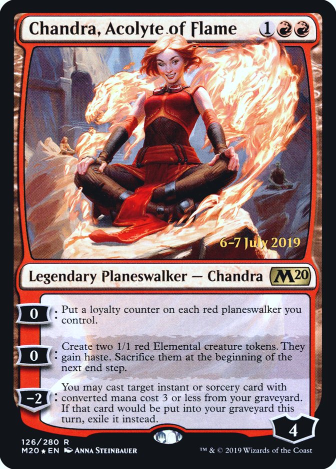 Chandra, Acolyte of Flame  [Core Set 2020 Prerelease Promos] | Tacoma Games
