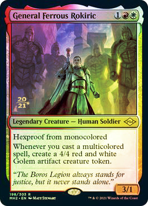 General Ferrous Rokiric [Modern Horizons 2 Prerelease Promos] | Tacoma Games