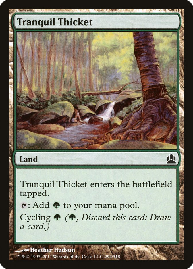 Tranquil Thicket [Commander 2011] | Tacoma Games