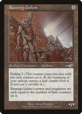 Rusting Golem [Nemesis] | Tacoma Games