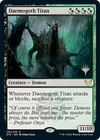 Daemogoth Titan (Promo Pack) [Strixhaven: School of Mages Promos] | Tacoma Games