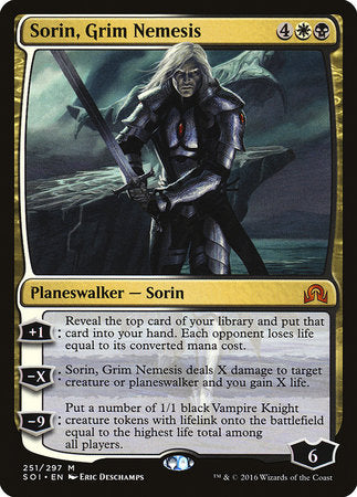 Sorin, Grim Nemesis [Shadows over Innistrad] | Tacoma Games