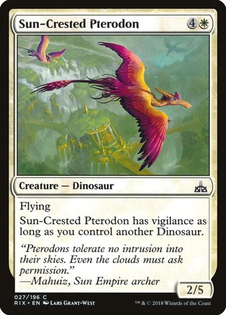 Sun-Crested Pterodon [Rivals of Ixalan] | Tacoma Games