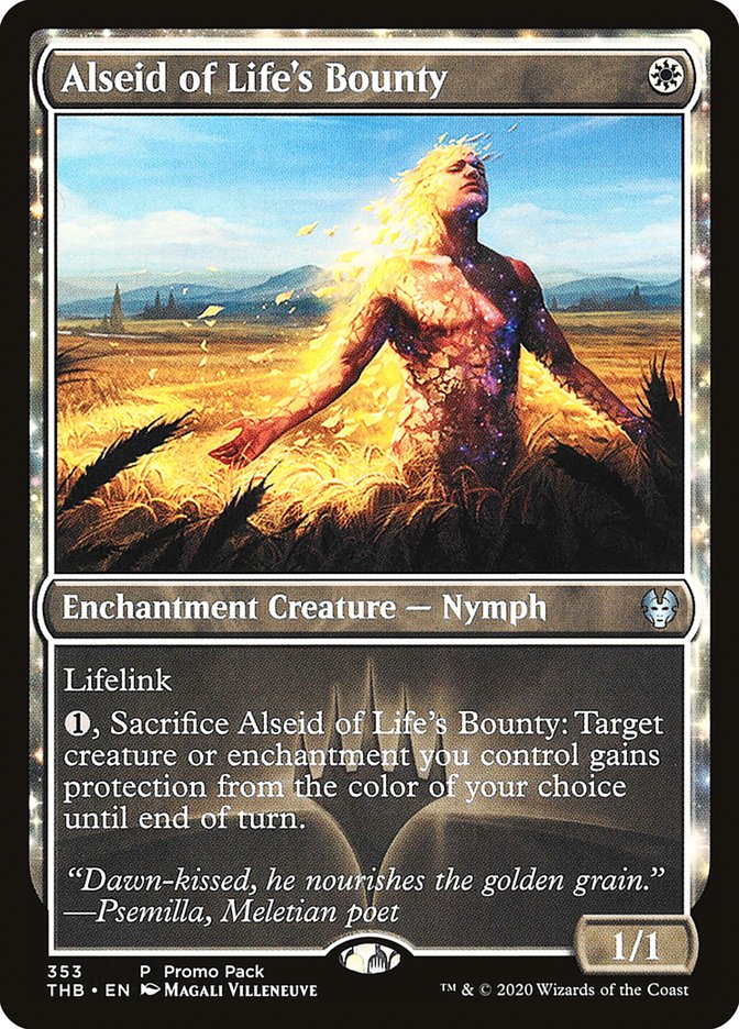 Alseid of Life's Bounty (Promo Pack) [Theros Beyond Death Promos] | Tacoma Games