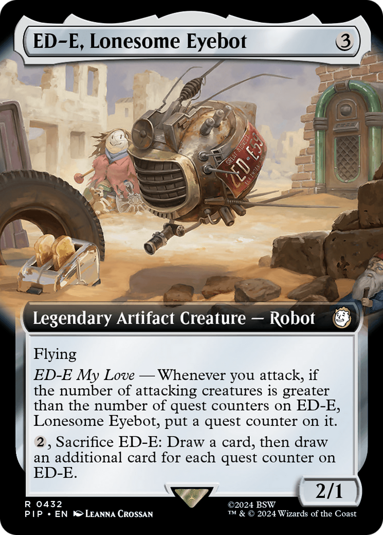ED-E, Lonesome Eyebot (Extended Art) [Fallout] | Tacoma Games