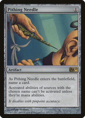 Pithing Needle [Magic 2010] | Tacoma Games