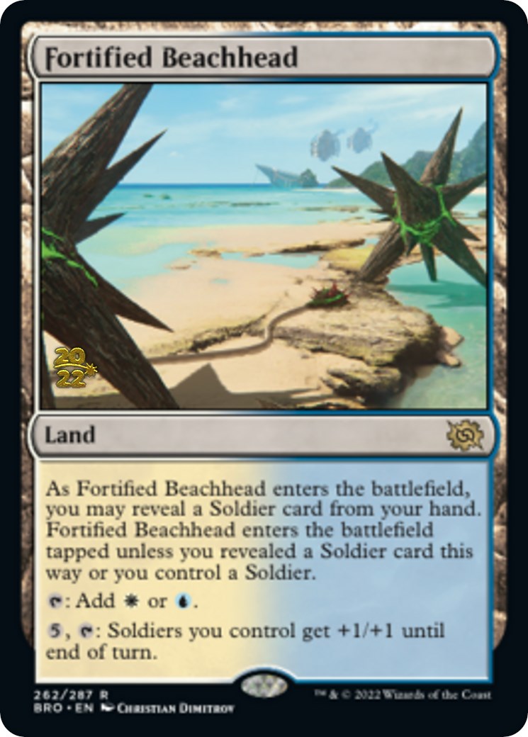 Fortified Beachhead [The Brothers' War: Prerelease Promos] | Tacoma Games