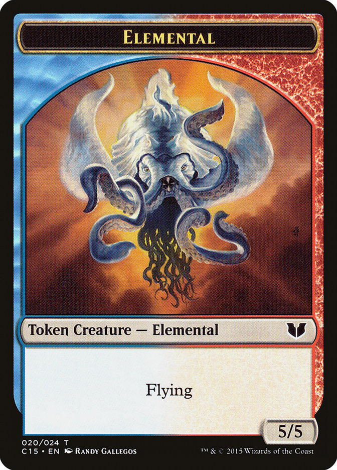 Elemental Token [Commander 2015 Tokens] | Tacoma Games