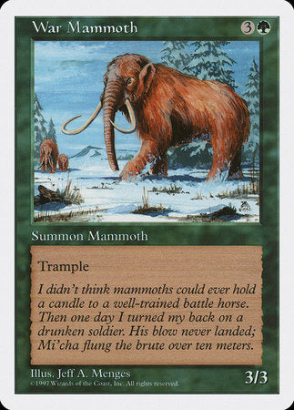 War Mammoth [Fifth Edition] | Tacoma Games