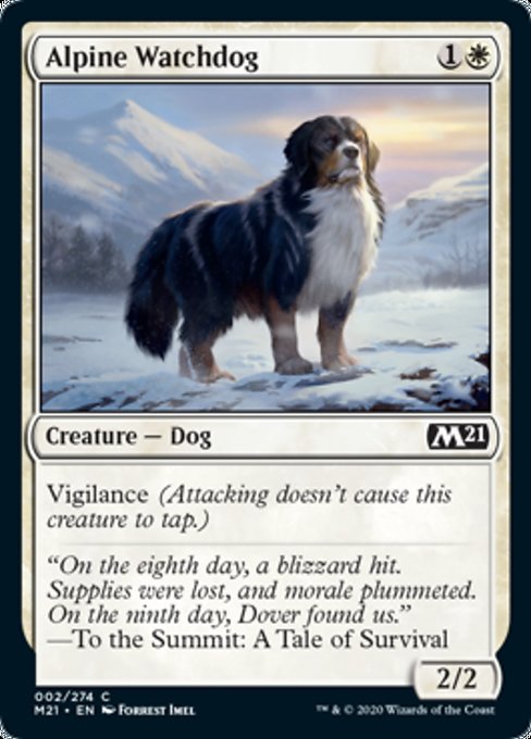 Alpine Watchdog [Core Set 2021] | Tacoma Games