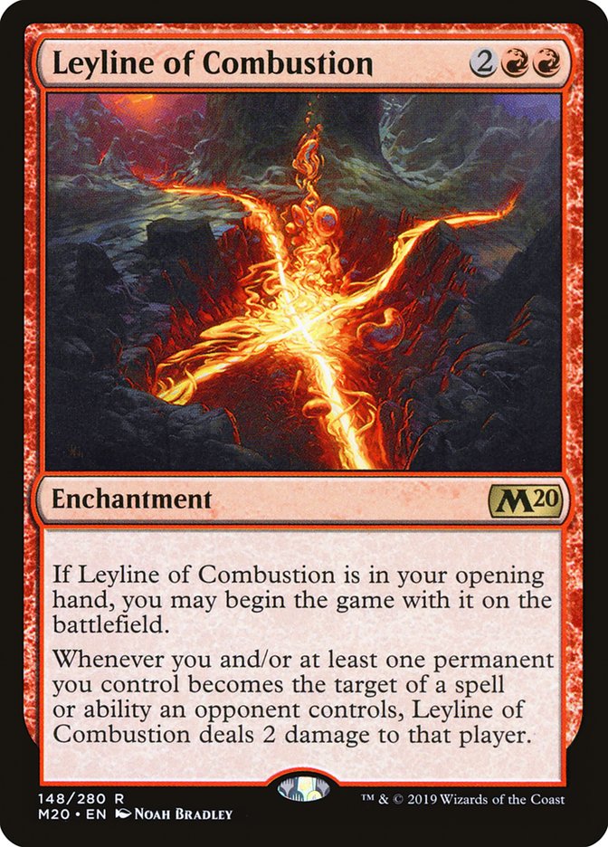 Leyline of Combustion [Core Set 2020] | Tacoma Games