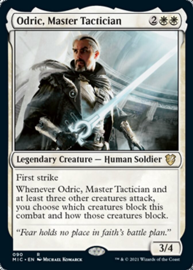 Odric, Master Tactician [Innistrad: Midnight Hunt Commander] | Tacoma Games