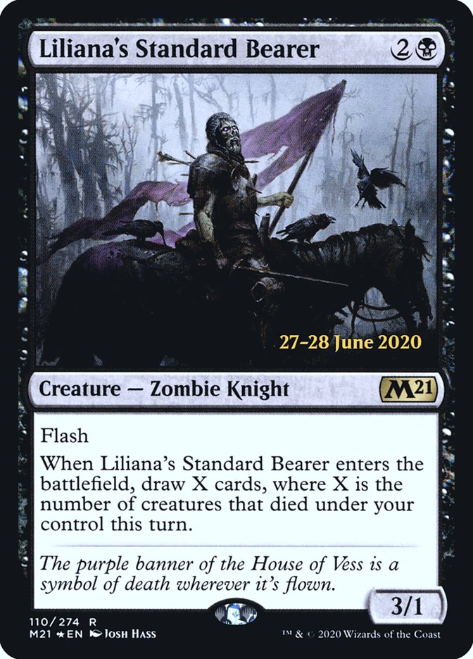 Liliana's Standard Bearer  [Core Set 2021 Prerelease Promos] | Tacoma Games