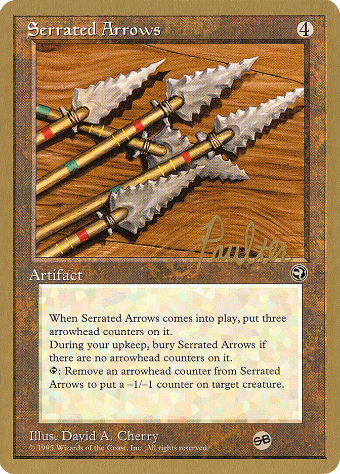 Serrated Arrows (Preston Poulter) (SB) [Pro Tour Collector Set] | Tacoma Games