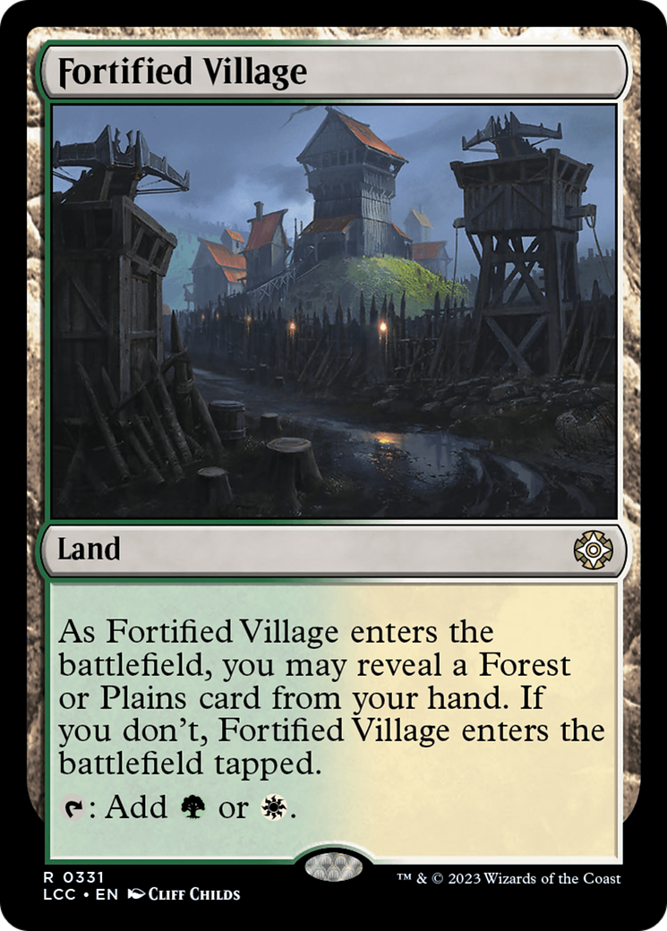 Fortified Village [The Lost Caverns of Ixalan Commander] | Tacoma Games