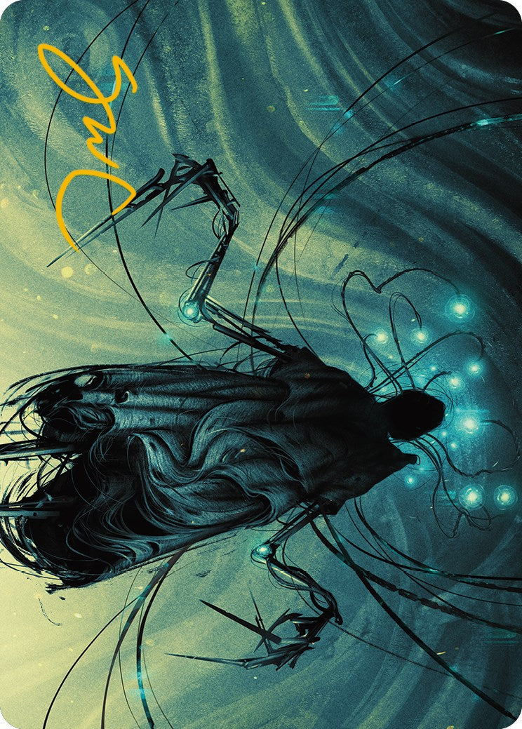 Ichor Synthesizer Art Card (Gold-Stamped Signature) [Phyrexia: All Will Be One Art Series] | Tacoma Games