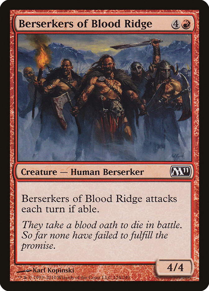 Berserkers of Blood Ridge [Magic 2011] | Tacoma Games