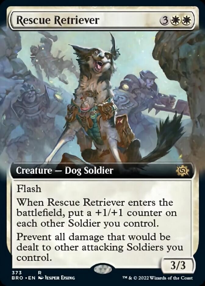 Rescue Retriever (Extended Art) [The Brothers' War] | Tacoma Games