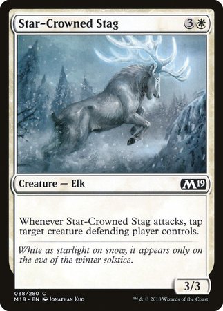 Star-Crowned Stag [Core Set 2019] | Tacoma Games