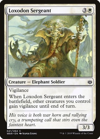 Loxodon Sergeant [War of the Spark] | Tacoma Games