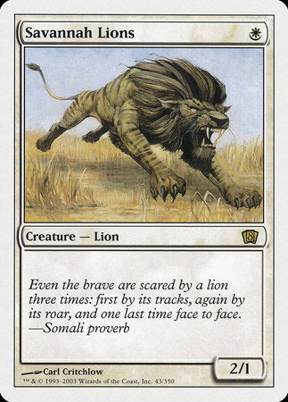 Savannah Lions [Eighth Edition] | Tacoma Games