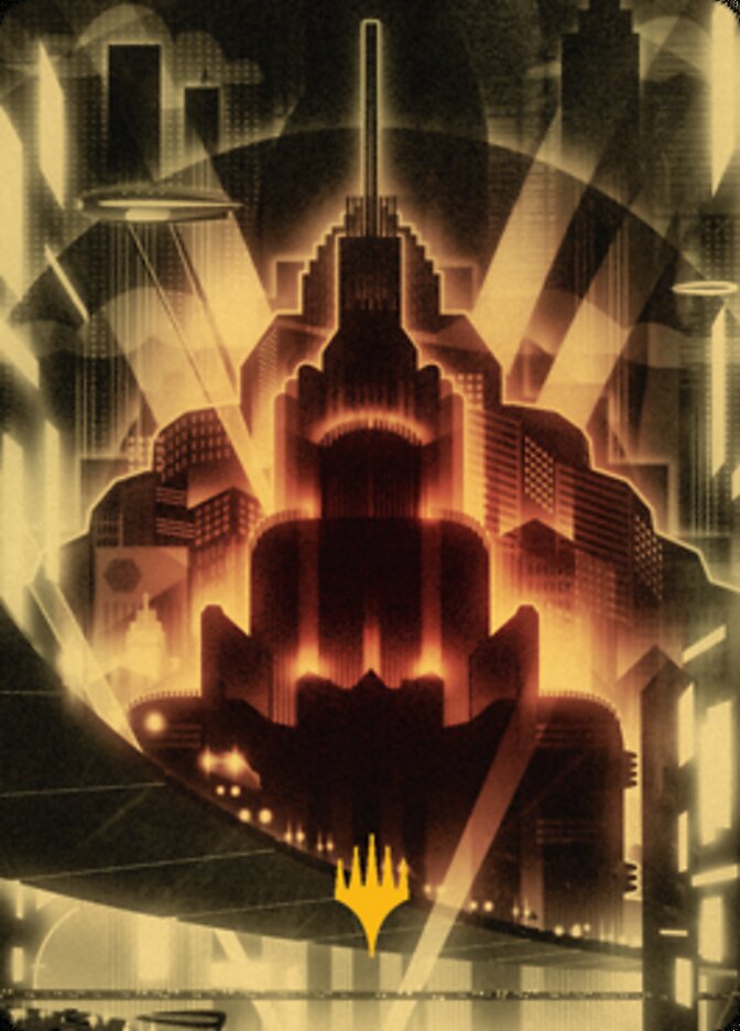 Plains Art Card (Gold-Stamped Signature) [Streets of New Capenna Art Series] | Tacoma Games