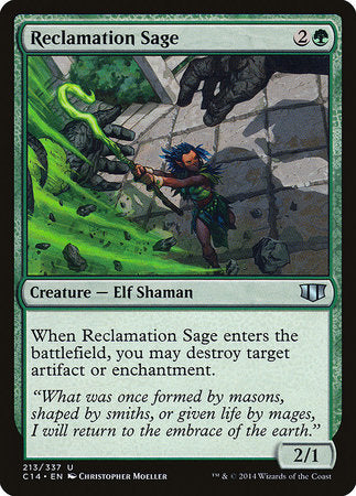 Reclamation Sage [Commander 2014] | Tacoma Games