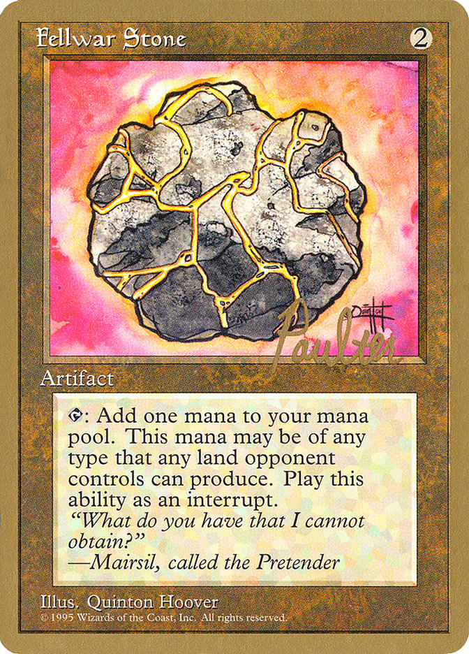 Fellwar Stone (Preston Poulter) [Pro Tour Collector Set] | Tacoma Games