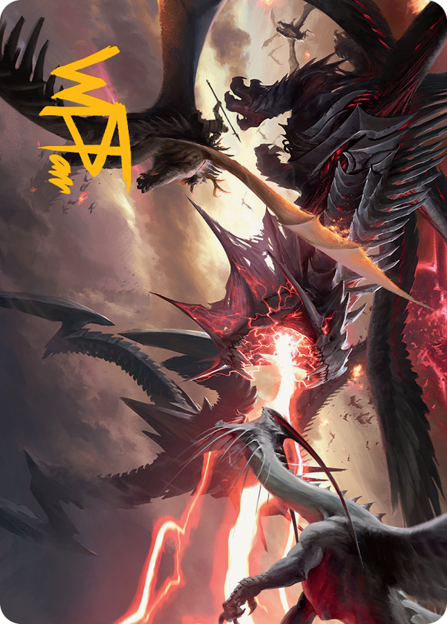 Invasion of Tarkir Art Card (Gold-Stamped Signature) [March of the Machine Art Series] | Tacoma Games