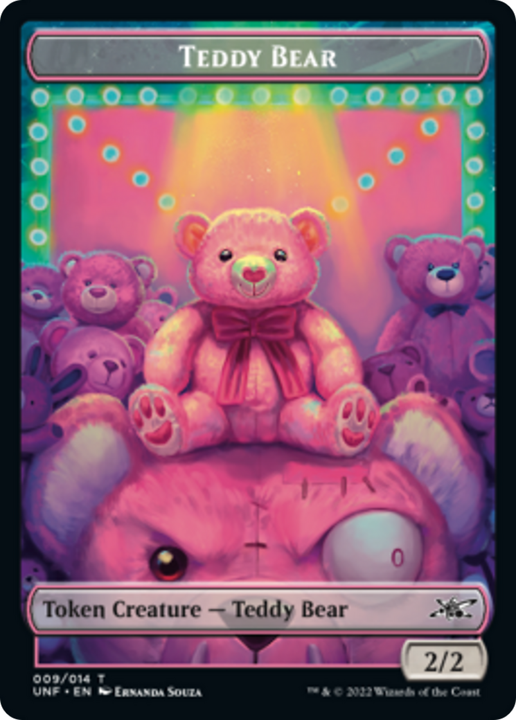 Teddy Bear // Food (010) Double-sided Token [Unfinity Tokens] | Tacoma Games