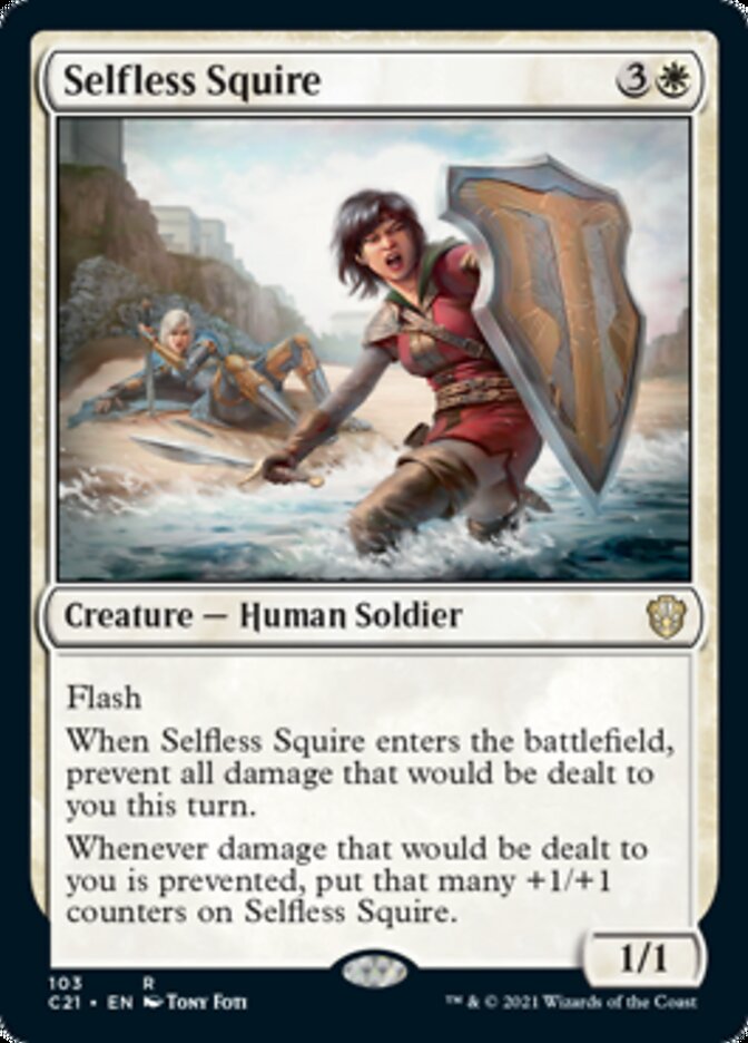 Selfless Squire [Commander 2021] | Tacoma Games