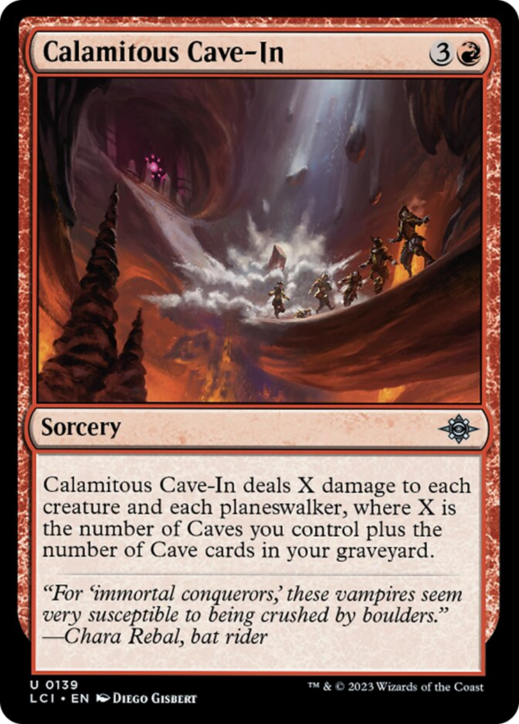 Calamitous Cave-In [The Lost Caverns of Ixalan] | Tacoma Games