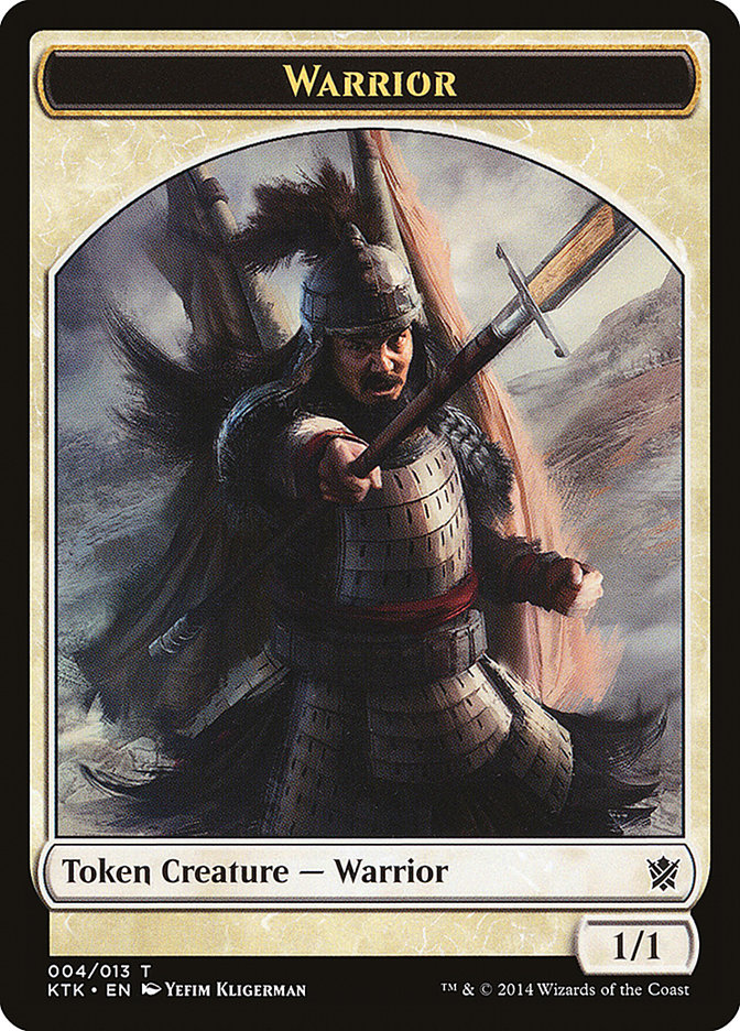 Warrior (004/013) [Khans of Tarkir Tokens] | Tacoma Games