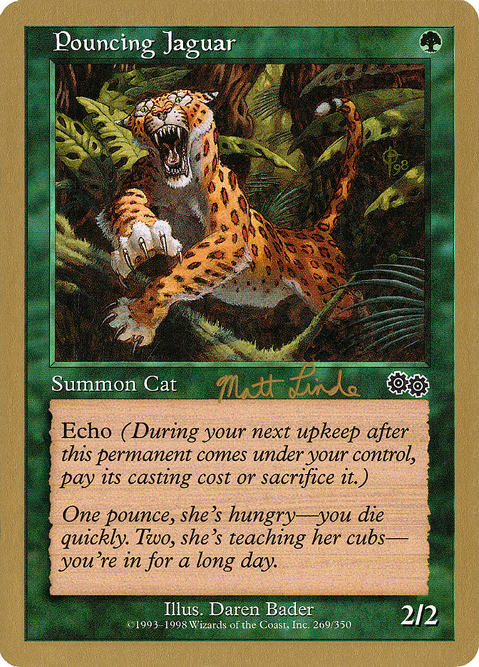 Pouncing Jaguar (Matt Linde) [World Championship Decks 1999] | Tacoma Games