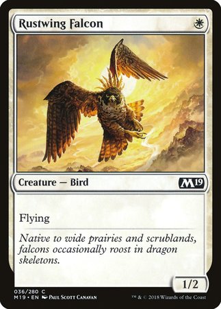 Rustwing Falcon [Core Set 2019] | Tacoma Games