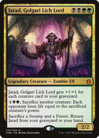 Jarad, Golgari Lich Lord [Commander Anthology] | Tacoma Games