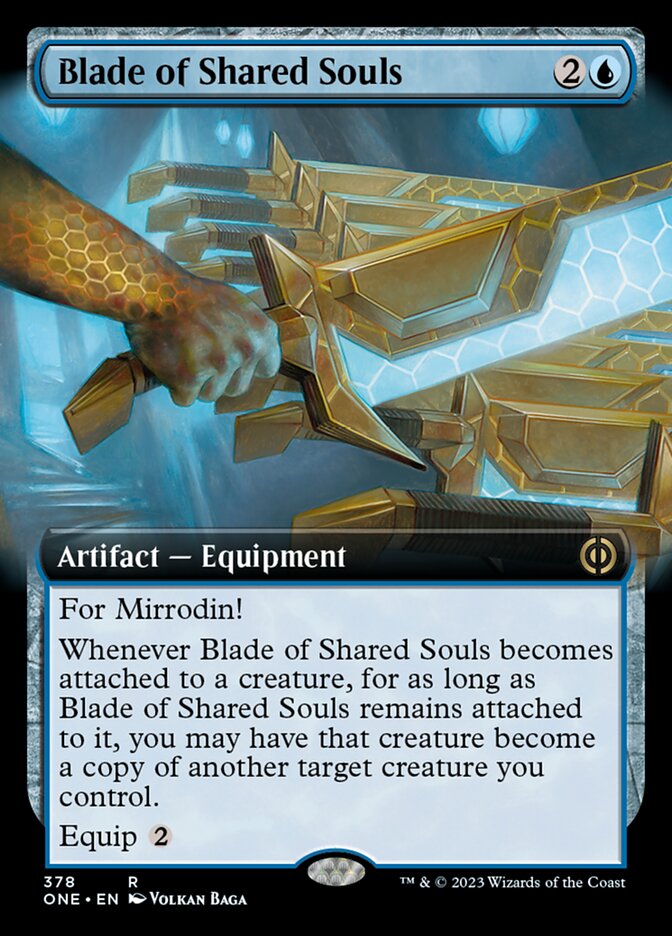 Blade of Shared Souls (Extended Art) [Phyrexia: All Will Be One] | Tacoma Games