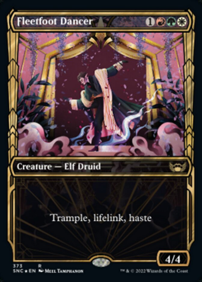Fleetfoot Dancer (Showcase Golden Age Gilded Foil) [Streets of New Capenna] | Tacoma Games