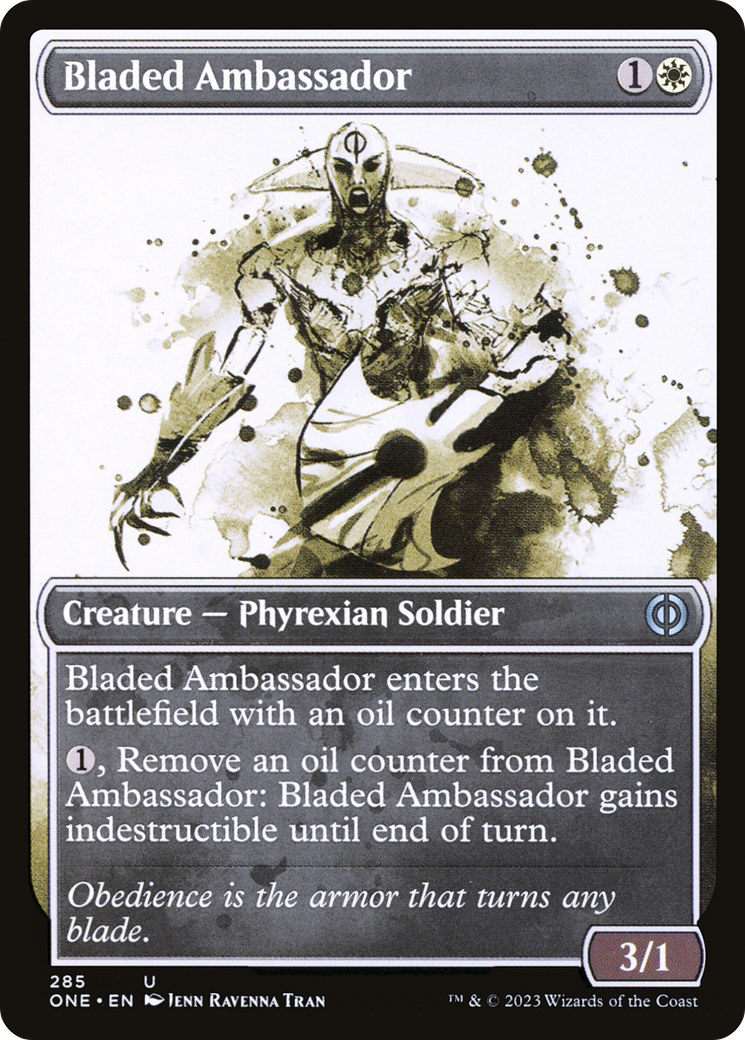 Bladed Ambassador (Showcase Ichor) [Phyrexia: All Will Be One] | Tacoma Games