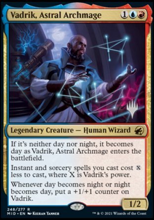 Vadrik, Astral Archmage (Promo Pack) [Innistrad: Midnight Hunt Promos] | Tacoma Games