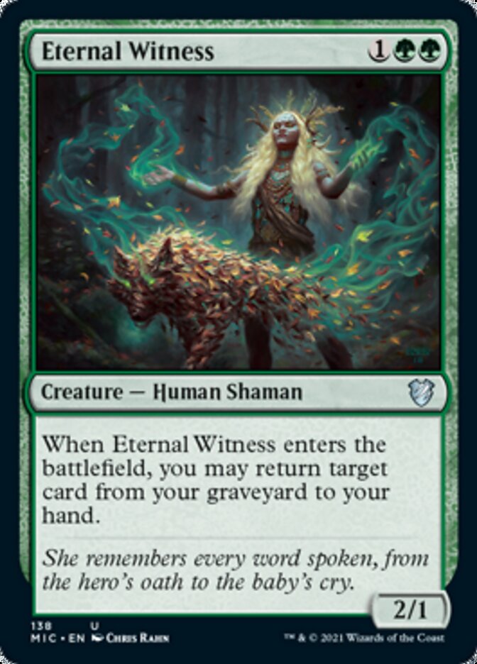 Eternal Witness [Innistrad: Midnight Hunt Commander] | Tacoma Games