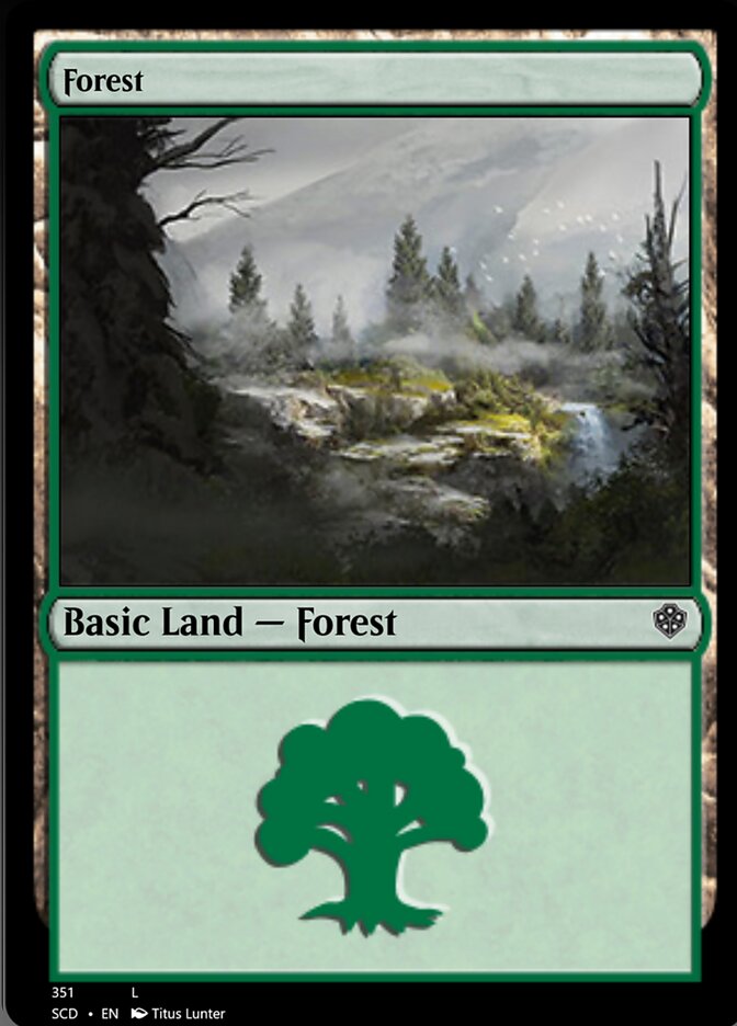 Forest (351) [Starter Commander Decks] | Tacoma Games