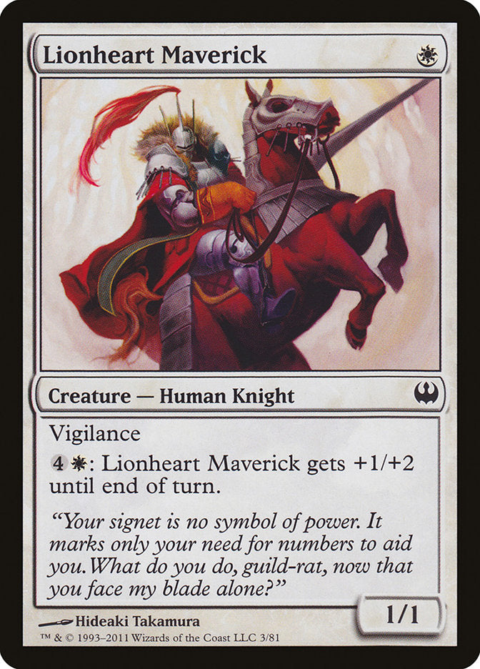 Lionheart Maverick [Duel Decks: Knights vs. Dragons] | Tacoma Games