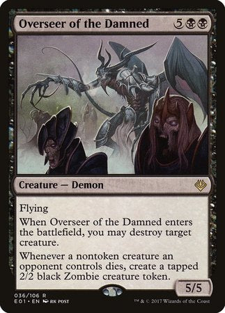 Overseer of the Damned [Archenemy: Nicol Bolas] | Tacoma Games